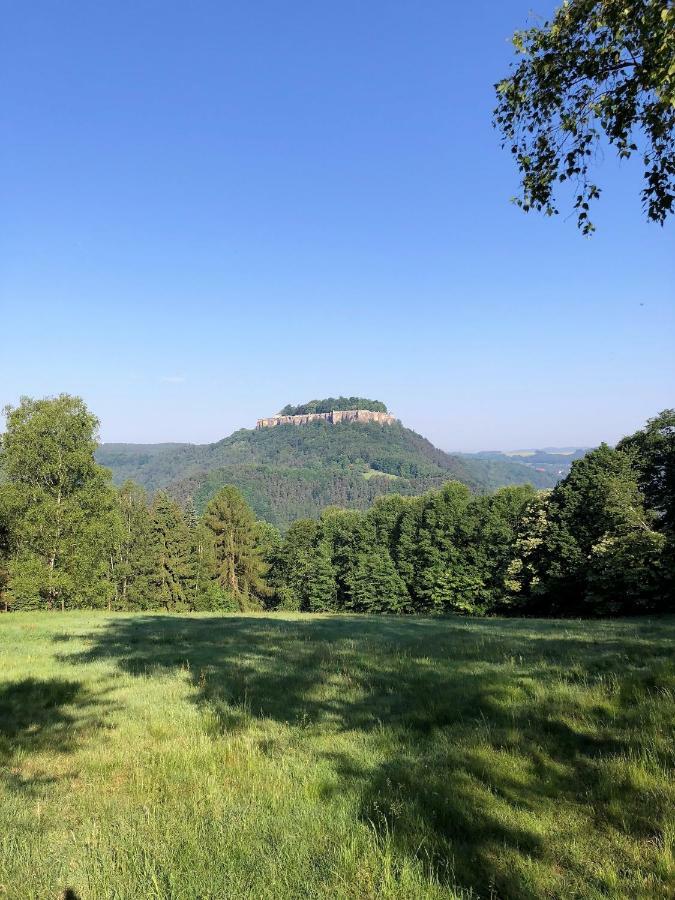 Fuchsbau Apartment Konigstein an der Elbe Bagian luar foto